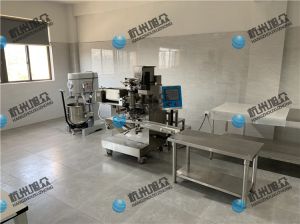 臺(tái)州玉環(huán)客戶，購(gòu)買XZ-99包餡機(jī)，調(diào)試安裝完成