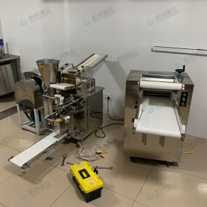 仿手工餃子機(jī)包餃子外觀好看均勻，客戶都說(shuō)好