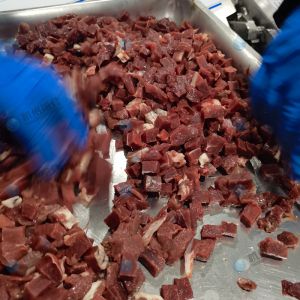 XZ-QD400切丁機(jī)，切2cm牛肉粒